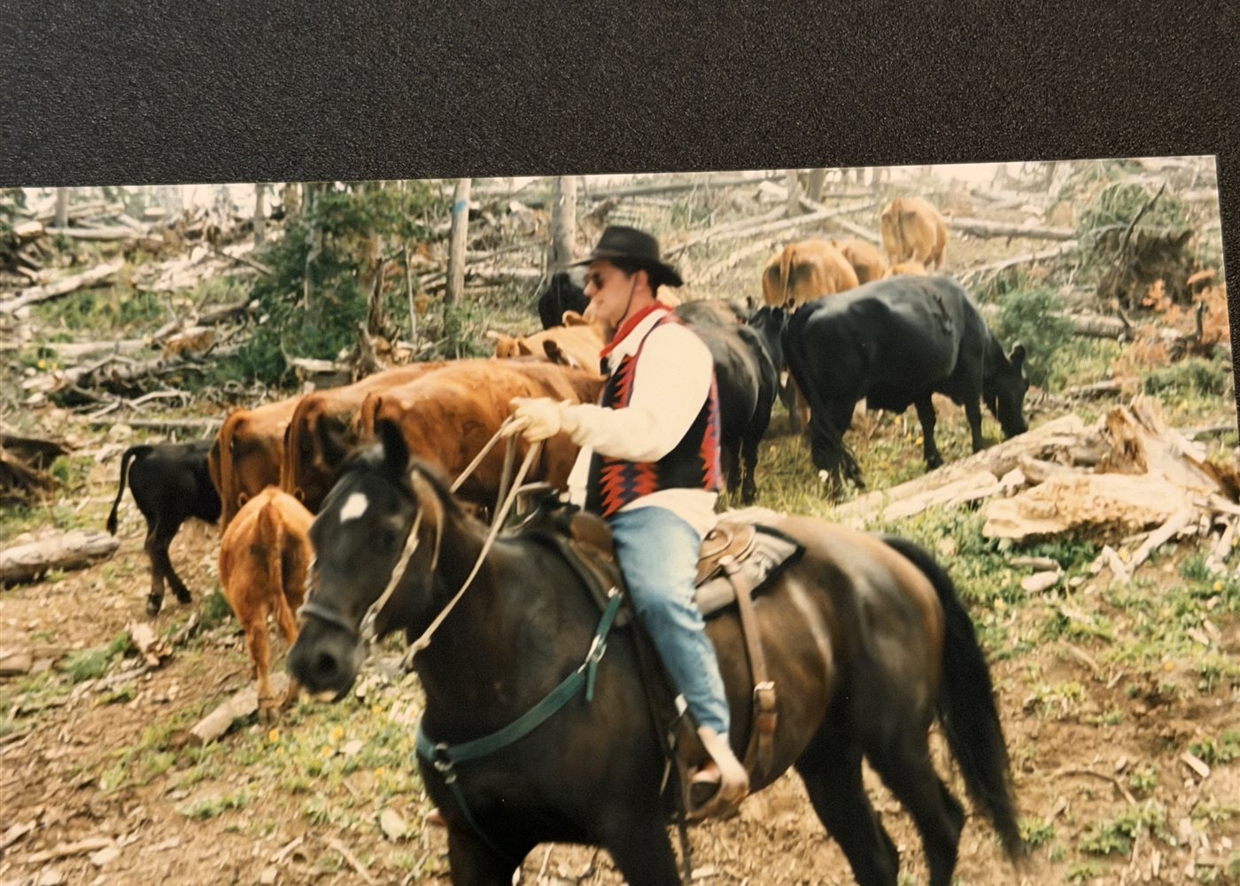 Horseback trail ride at an outdoor behavioral health program